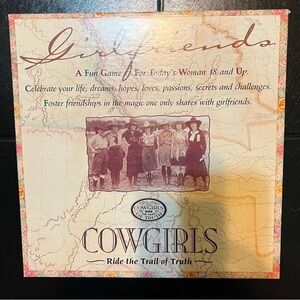 COWGIRLS Trail Truth Board Game Girlfriends Ladies Night Friendship Women EUC